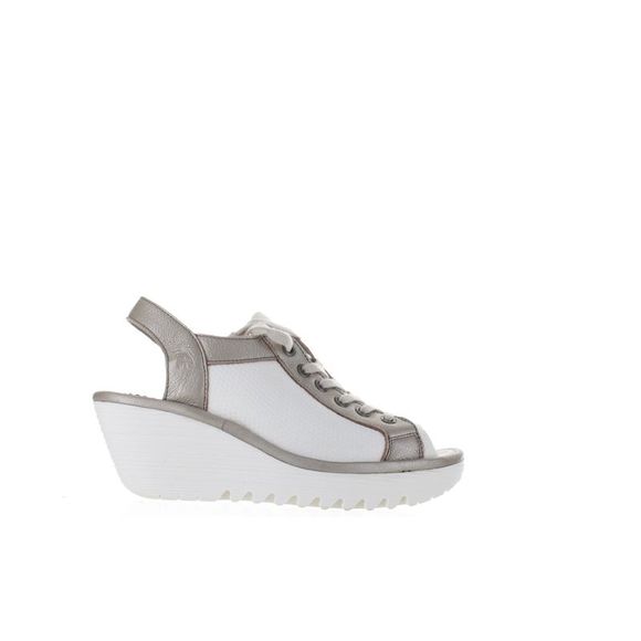 Fly London BEIK618FLY Off White Sandal